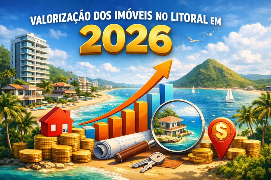 Valorização dos Imóveis no Litoral em 2026: O Que Esperar?